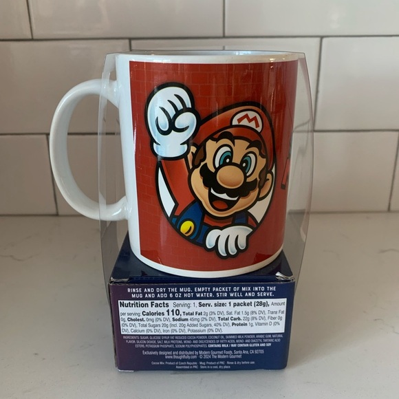 Game On Super Mario Bros Bricks 11 oz. Ceramic Mug for Coffee, Cocoa & Tea - NWT - Picture 6 of 9